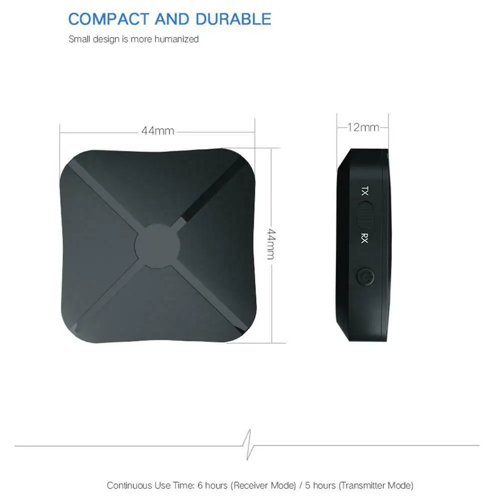 RCA Cable Transmitter Adapter Streaming 3.5mm Audio Portable Wireless For laptop Electronic