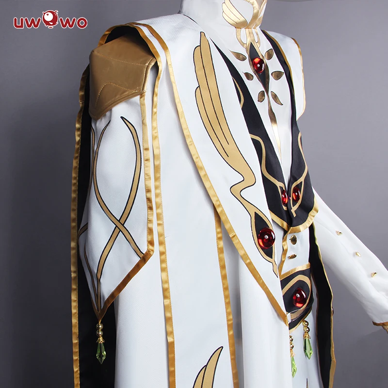 UWOWO Lelouch Lamperou CODE GEASS Косплей мятежника императора вера. Костюм униформы из аниме