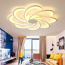 Белая Потолочная люстра, современный светодиодный, креативная фурнитура, акриловая люстра, освещение для гостиной, столовой, lustre