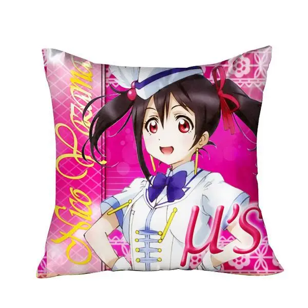 Hobby Express Love Live Pillow Cover Dakimakura Square Cushion Case