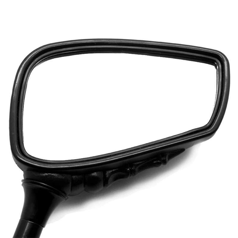 Roaopp 10MM Motorcycle Skeleton Mirrors For Harley Suzuki Kawasaki Honda Kymco Vespa SYM BMW Buell Aprilia Triumph Ducati KTM