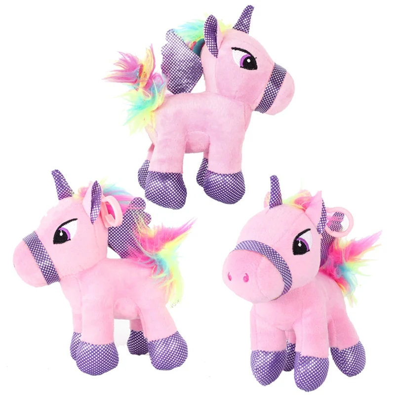 Stuffed Animal Baby Dolls Lovely Cartoon Unicorn Donkey Horse Plush Toys For Kids Toys Children Baby Birthday Christmas Gift
