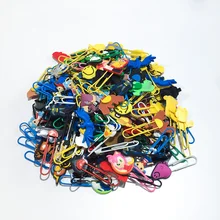 Фресс DHL1000pcs-2000pcs/упаковка ПВХ случайный горячий мультфильм закладки бумажные зажимы школьные принадлежности сувенир для учительницы и детей Подарки