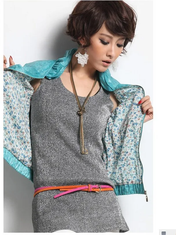 Корейский модный простой 3 предмета круглая цепочка-змейка, подходит ко всему, цепочка на свитер(3 цвета, можно носить его отдельно), Женские Ювелирные изделия