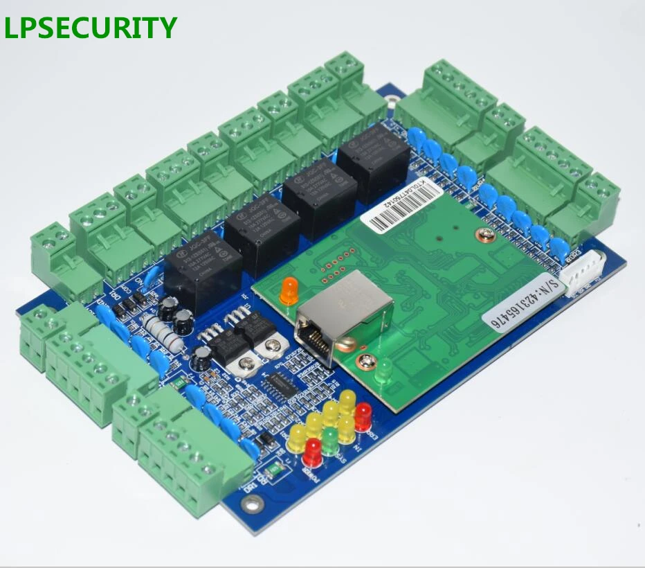 LPSECURITY 12V 5A access panel with power supply/gate door lock access controller board with power box ( backup battery input)
