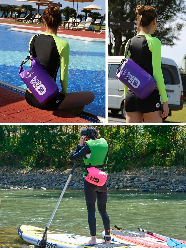 NatureHike Фабричный магазин 20L 500D океан пакет болотная водостойкая сумка дрейфующий посылка сумка для плавания сухая сумка