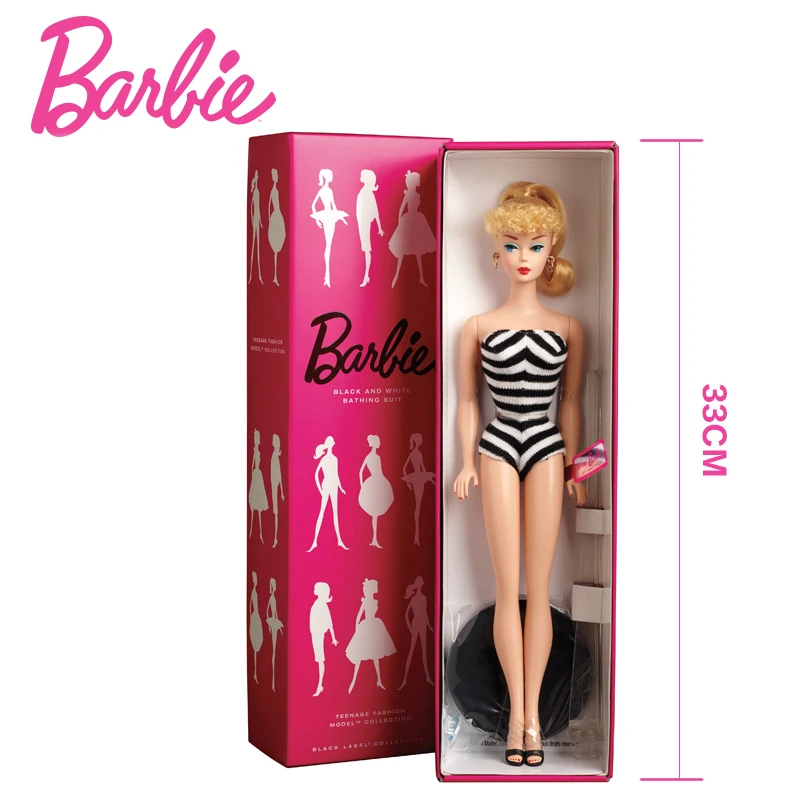 barbie black and white swimsuit