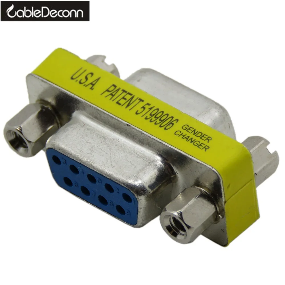 

RS232 Gender Changer DB9 9pin Female to Female VGA adapter Changer Adapter F-F