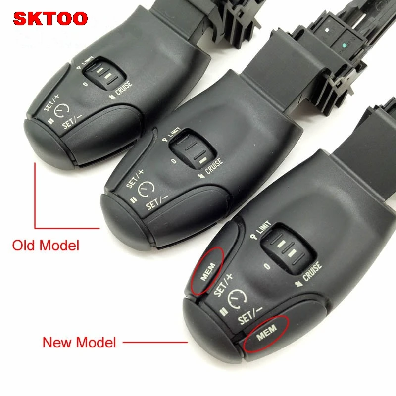 

SKTOO new Cruise Control Stalk Switch With Speed Limit 6242Z8 For Peugeot207 208 307 406 407 607 807 Partner Citroen C3 C4 C5 C8