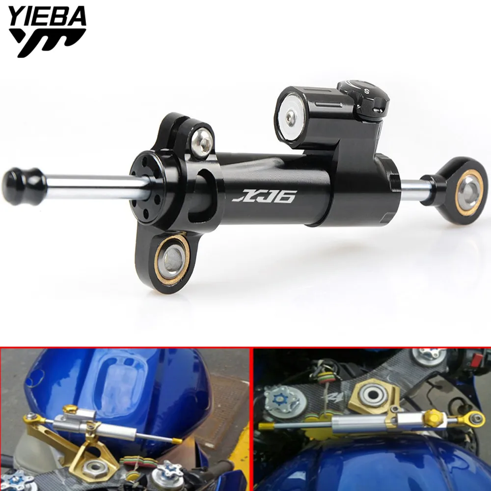 

For YAMAHA XJ6 XJ 6 XJ6 N XJ6 DIVERSION XJ600 With XJ6 Universal Motorcycle CNC Steering Dampers Stabilizer Safety Control