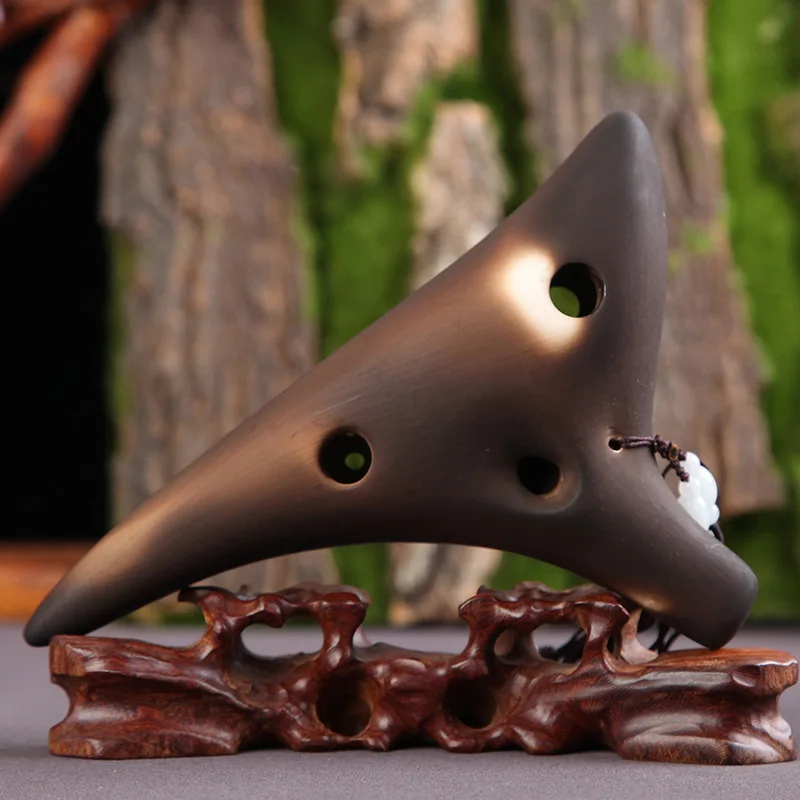 12 отверстий ocarina Zelda Alto C/Сопрано C F G флейта керамическая ocarina Instrumento musicales flauta profissional копченое сжигание 12 отверстий