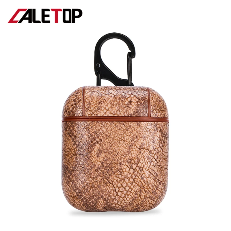 

Caletop Handmade Leather Case For Apple Airpods Wireless Earphone Pouch Protective Cover For Airpod Accessories i12 TWS Earbuds