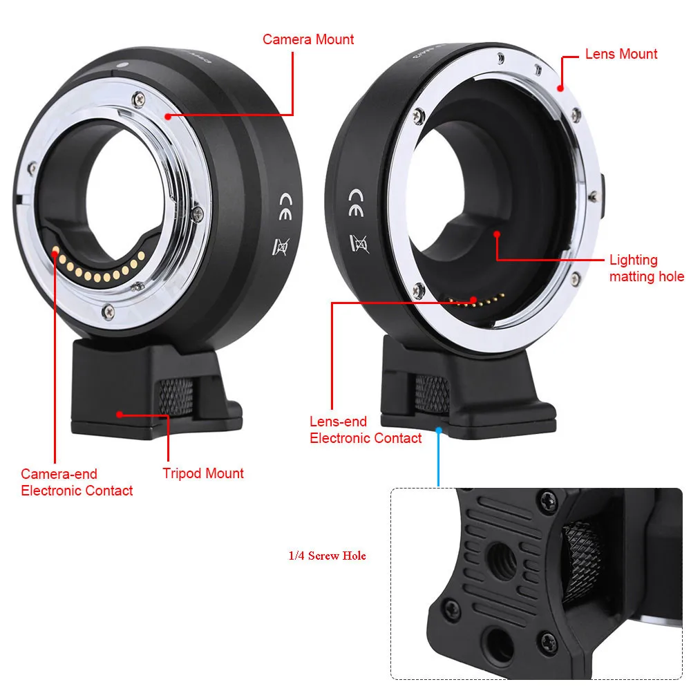 JINTU MF Ручной Электронный адаптер EF-MFT EF-M4/3 для Canon EOS EF EF-S объектив для Panasonic GH3 GH4 GH5 GX7 G1 G2 GX8 GX7 GM