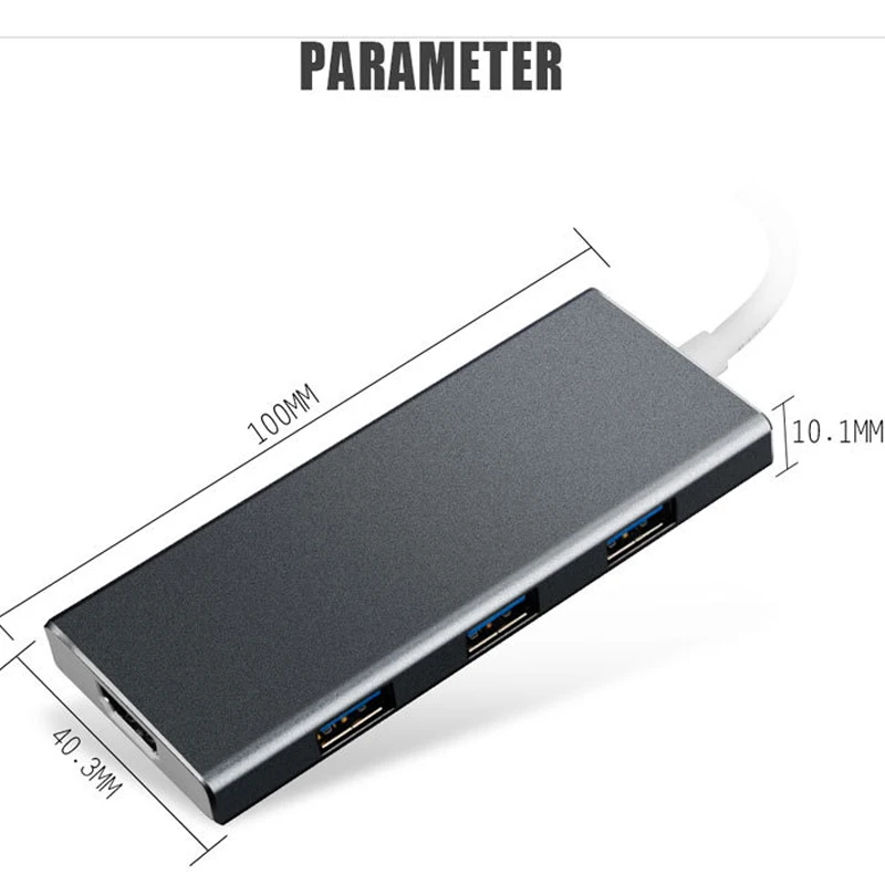 Док станция 7 в 1 USB C для телефона ноутбука 3 0 HDMI RJ45 SD Type c usb хаб Fealushon Macbook Pro HP DELL