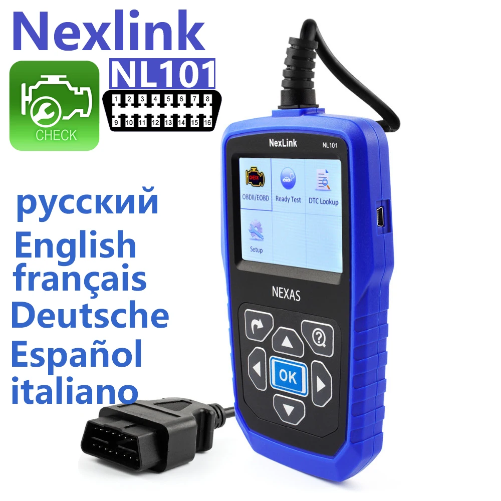 Prix pour Profesional obd2 scanner nexlink nl101 Faute Lecteur de Code autos obd scan automobile autoscanner automovil de diagnostic elm obd-ii Prix pour Profesional obd2 scanner nexlink nl101 Faute Lecteur de Code autos obd scan automobile autoscanner automovil de diagnostic elm obd-ii