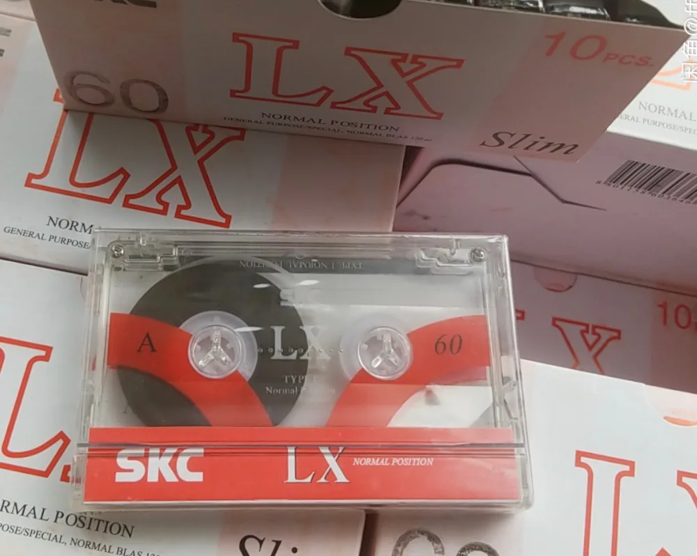

Wholesale 60 Minutes SKCLX Normal Position Type 1 Recording Blank Cassette Tapes.