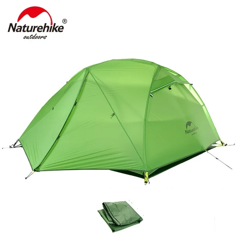 Naturehike Star River Tent 20D Silicone Fabric Ultralight 2 Person Double Layers Aluminum Rod Camping Tent