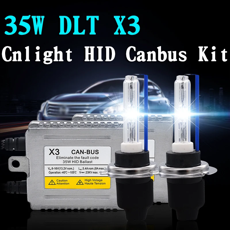 SKYJOYCE 35 Вт Cnlight Canbus HID комплект оригинальный DLT X3 Балласт 4300K 6000K 8000K H1 H7 H11 9005 D2H