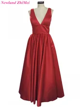 Cheap V Neck Pageant font b Dresses b font Sexy Long A Line Prom font b