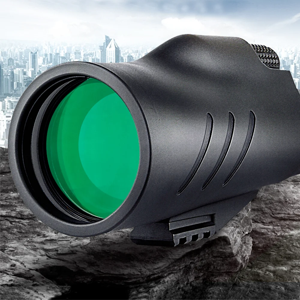 

Asika 10x50 Monocular Bak4 Prism FMC IPX7 Waterproof Nitrogen Filled for Hunting Camping Hiking w/ Hand Strap M0063