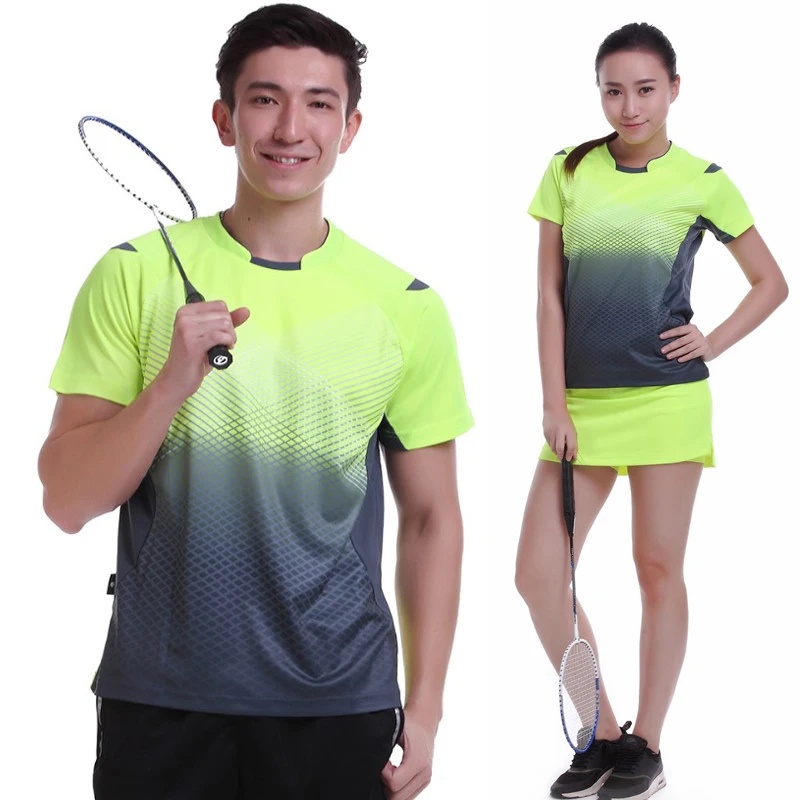 Women / Men table tennis shirt clothes team game short sleeve T