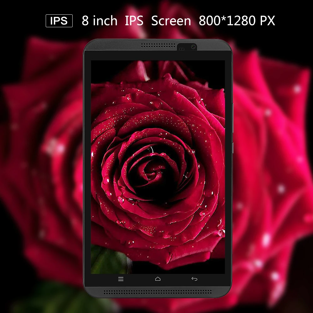 Yuntab 8 дюймов H8 Android 6,0 планшетный ПК с высоким разрешением 800*1280 четырехъядерный 1,3 ГГц 4G мобильный телефон с двойной камерой 4500 мАч батарея