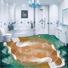 beibehang Beautiful sea view beach spray sea star shell 3d flooring 3D dimensional painting personalized wallpaper papier peint beibehang Beautiful sea view beach spray sea star shell 3d flooring 3D dimensional painting personalized wallpaper papier peint