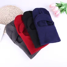 Толстая шерсть флис зимний грелка шеи тепловой ветронепроницаемый подшлемник шапки для сноуборда Кепка защита удобная маска для лица