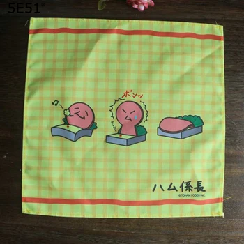 

Japanese style handkerchief polyester 100% / cartoon printed 30cm/Many Uses