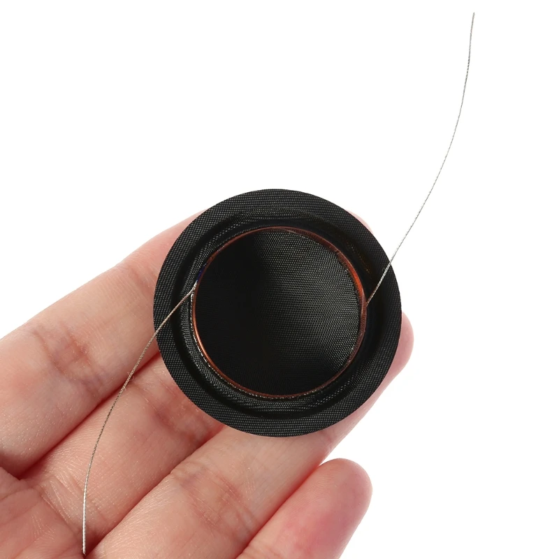 New 1 Pair 25.5mm Tweeter Coil Silk Membrane Treble Speakers Repair accessories