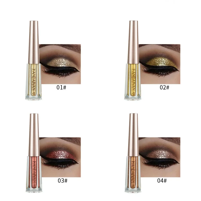 Diamond Liquid Eyeshadow Glitter Sexy Makeup Neon Eye Shadow Shimmer Sequins Long Lasting Olho Sombra Beauty Pigment Maquiagem