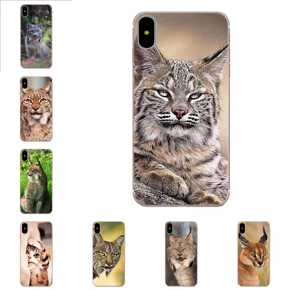 

For Huawei P8 P9 P10 P20 P30 Mate 7 8 9 10 20 Lite Plus Pro 2017 Soft TPU Skin Painting Canada Lynx
