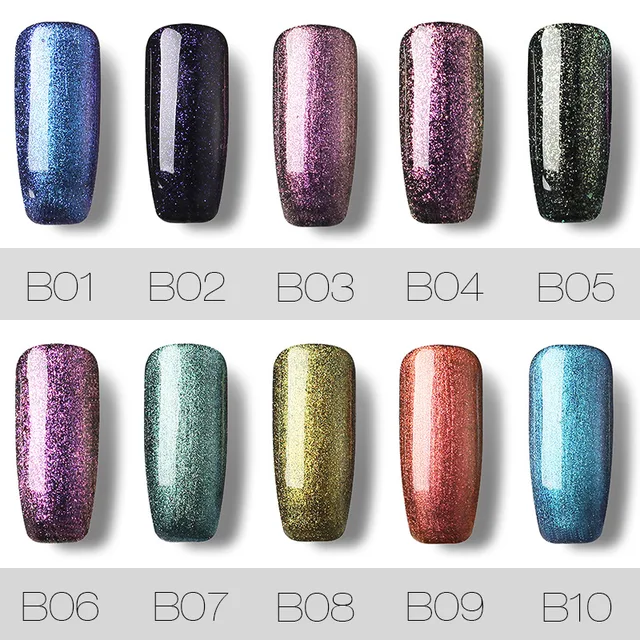 Roslind 1 Pcs 12 Colors 7 Ml Colorful Discolor Series Nail Gel Roslind 1 Pcs 12 Colors 7 Ml Colorful Discolor Series Nail Gel