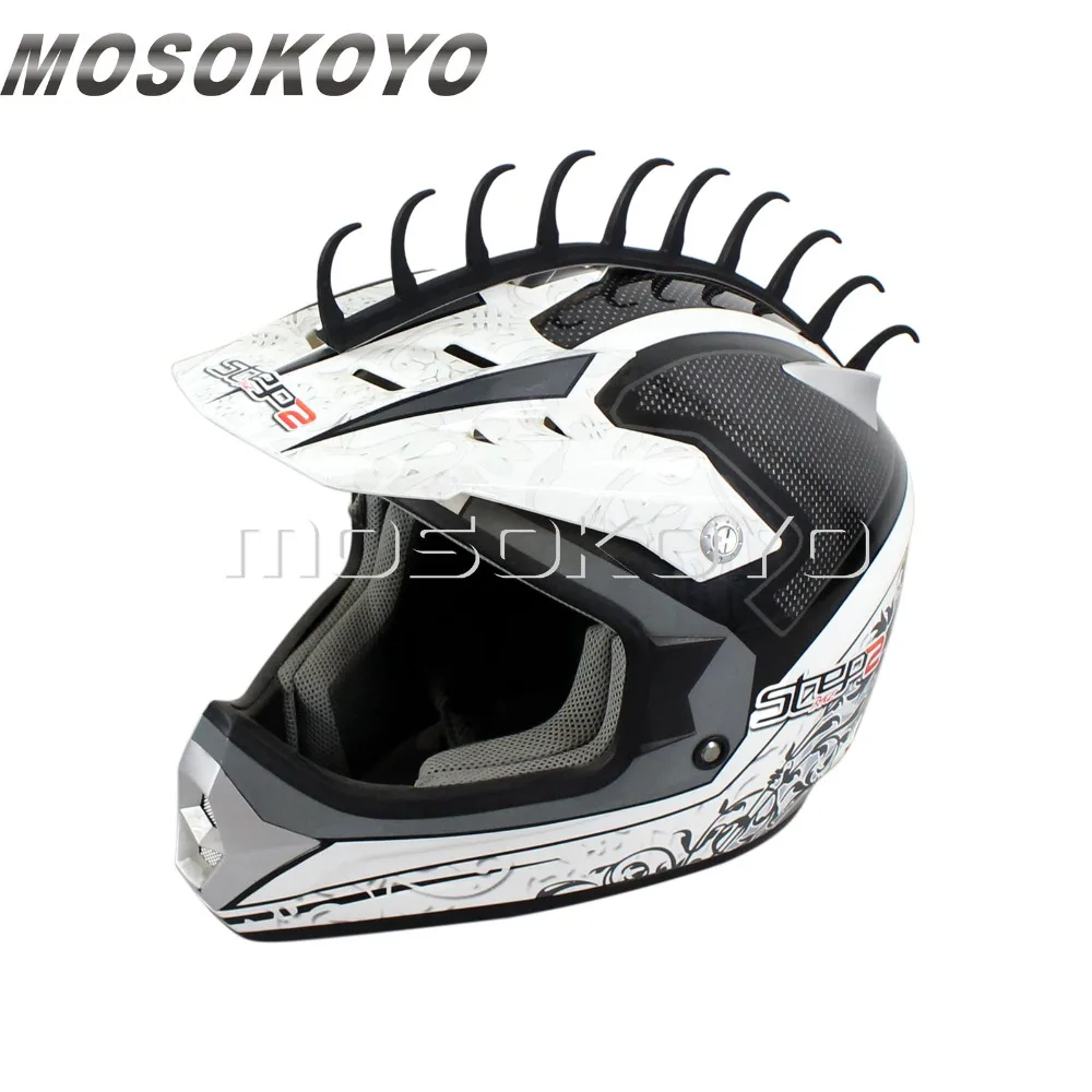Черные синие красные мотоциклетные наклейки на шлем|mohawk helmet|motorcycle helmet helmetmotorcycle |