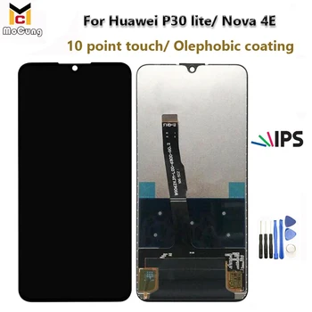 

2312*1080 ORIG LCD For HUAWEI P30 Lite LCD Screen Nova 4e MAR-LX1 LX2 AL01 100% New Digitizer Screen Glass Panel Replacement