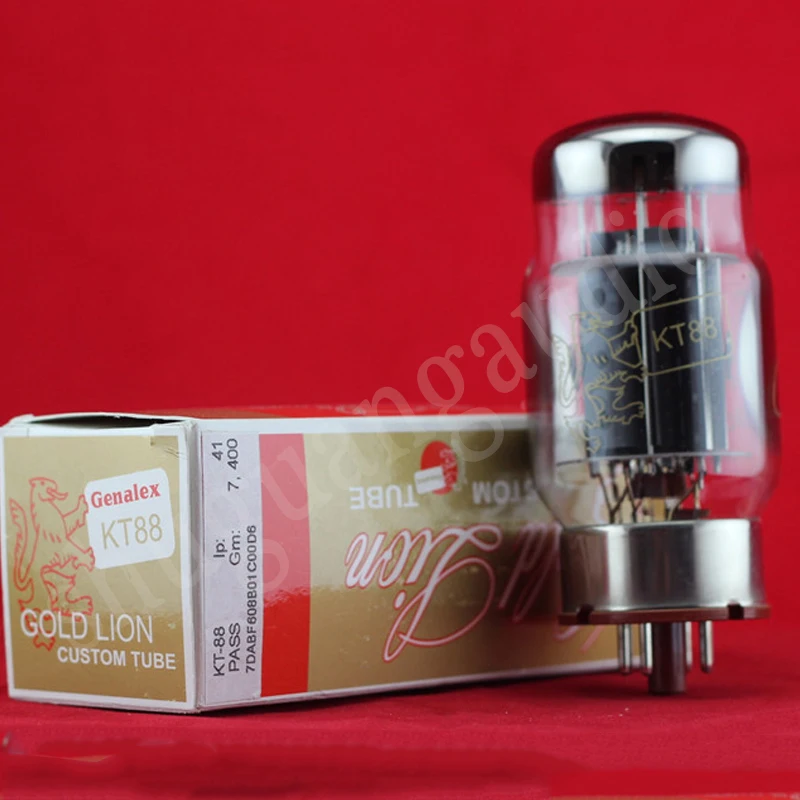 

Free shipping 4pcs genalex gold lion kt88 vacuum tubes for amplifier new matched pair