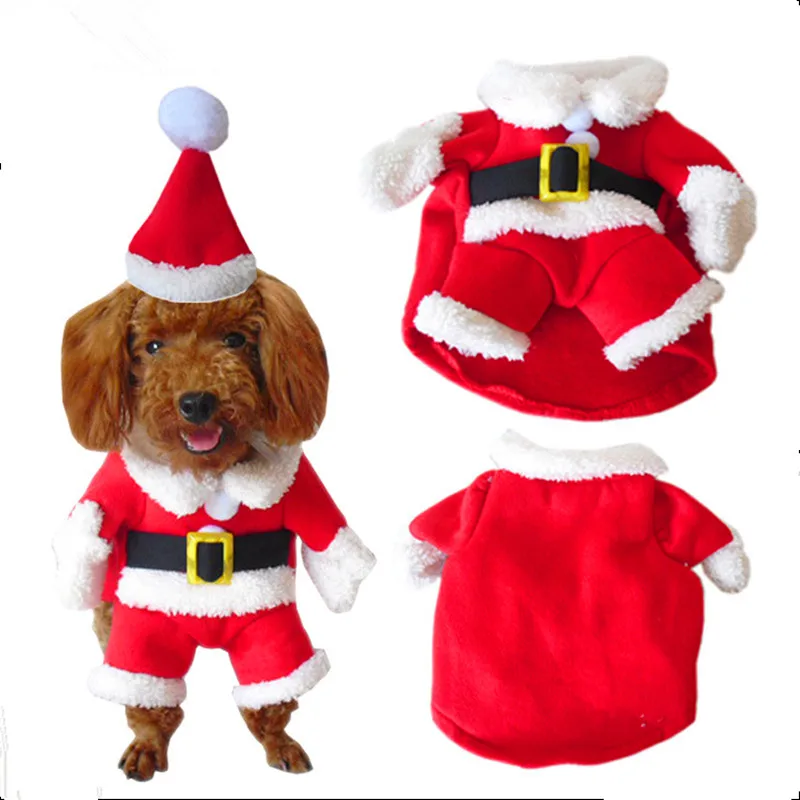 Christmas Cat Clothes Costume Clothes For Cats New Year Puppy Outfit Pet Cat Clothes For Chihuahua Winter Warm Pet Clothes 21 A1