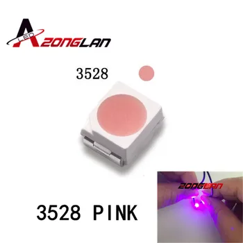 

Wholesale 200pcs Pink POWER TOP 1210 3528 SMD SMT PLCC-2 Ultra Bright LED New Free shipping MUXINZILIGHT