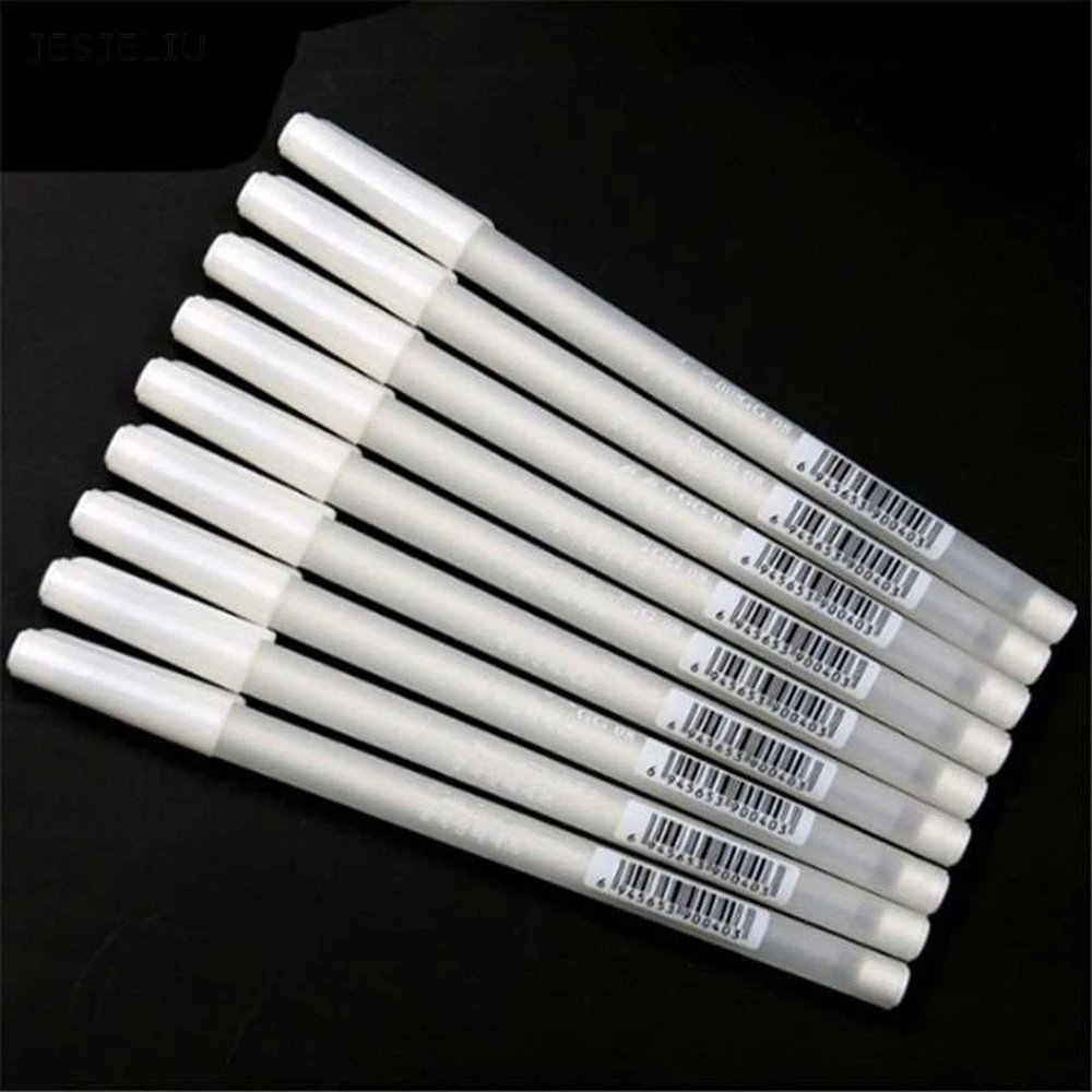 1Pcs White Water Soluble Marker Pen for Dark Fabric Marking 6 pcs Water Erasable Marking Pen for