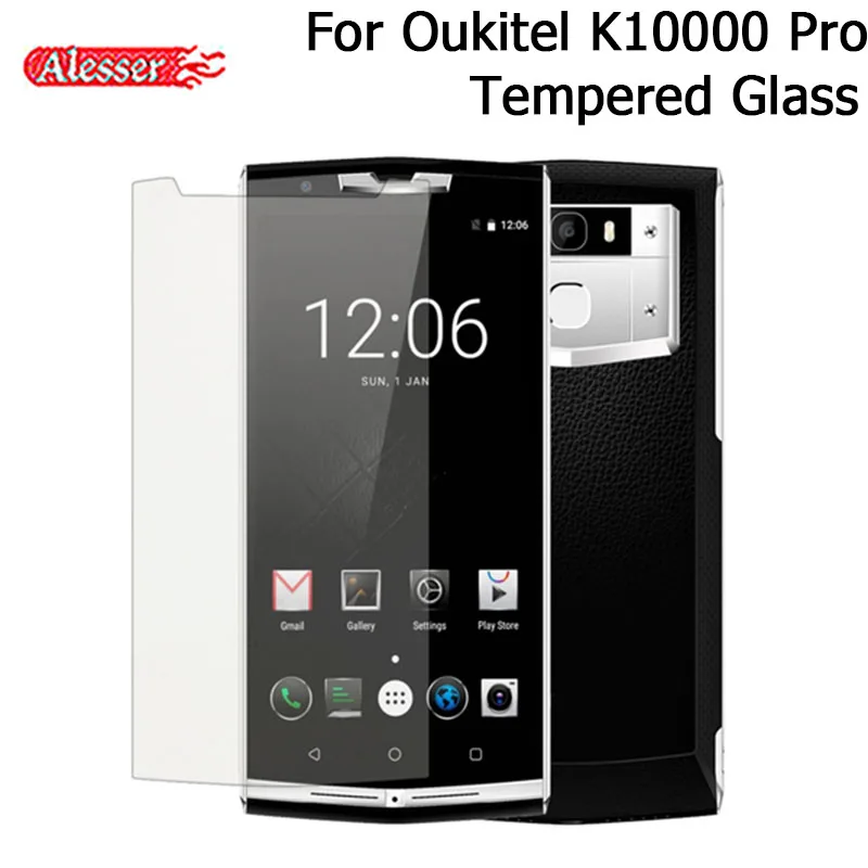 Alesser для Oukitel k10000 Pro закаленное Стекло против царапин Anti-Explosion Экран защитный Сталь