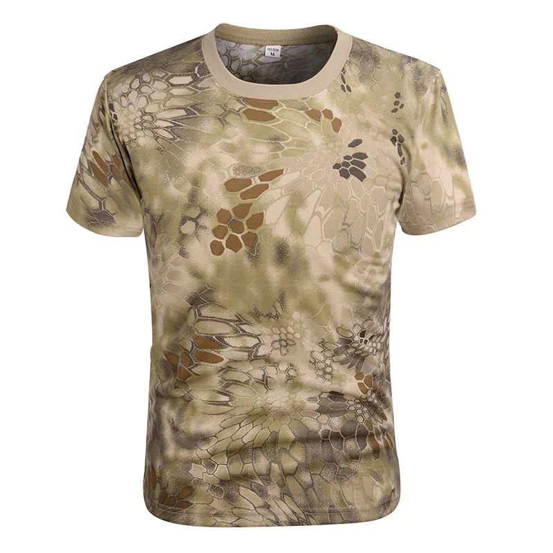 2018 Summer Army Green Tshirts Military Tactical Short Sleeve Quick Dry
