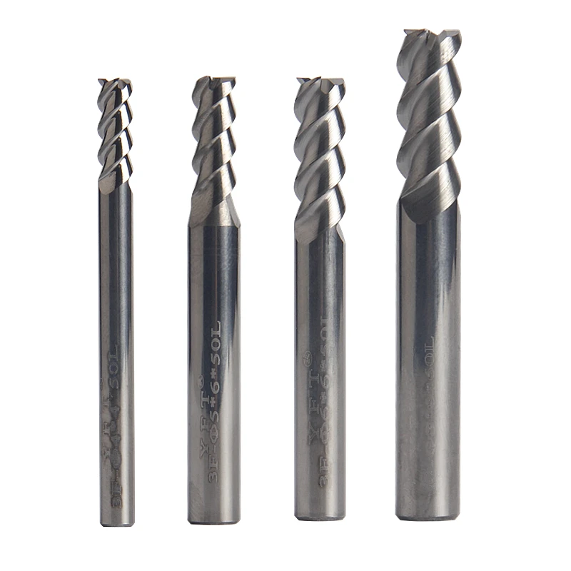 4 Pcs/set 3 Flutes End Mills Diameter 4/5/6/8mm Milling Cutter Tungsten Steel Carbide HRC45 For Aluminium Router Bit CNC Tools цена 4 Pcs/set 3 Flutes End Mills Diameter 4/5/6/8mm Milling Cutter Tungsten Steel Carbide HRC45 For Aluminium Router Bit CNC Tools цены онлайн