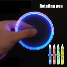 MYHOESWD люминесцентные игрушки игрушечный гироскоп ручка для детей гироскоп Гироскопическая декомпрессия свет светодиодный светильник шариковая ручка снимает стресс игрушки