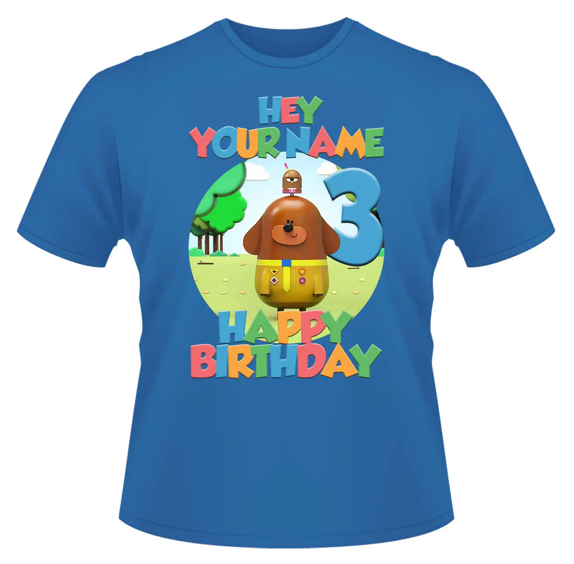 Футболка для мальчиков и девочек с надписью Hey Duggee Happy Birthday идеальный