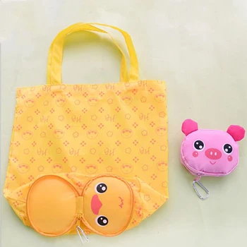 

Animal Tropical Large Capacity Foldable Nylon Reusable Shopping Bags Carrier Bag Tote Pouch Recycle Storage Handbags Gift