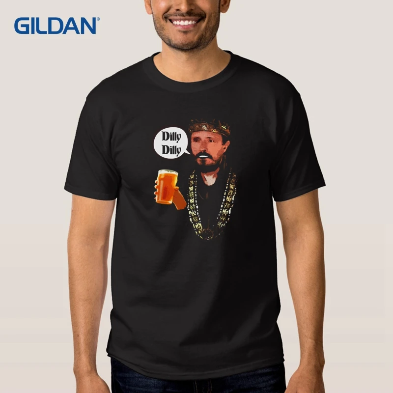 Drink Beer Dilly Mens Shirt Designer 2018 Men's T-Shirt Online Shopping O-Neck Tee Mode | Мужская одежда