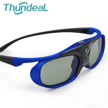 Thundeal Universal Active Shutter 3D Glasses rechargeable DLP Projector 96-144Hz For Optoma BenQ Acer XGIMI All DLP Home theater