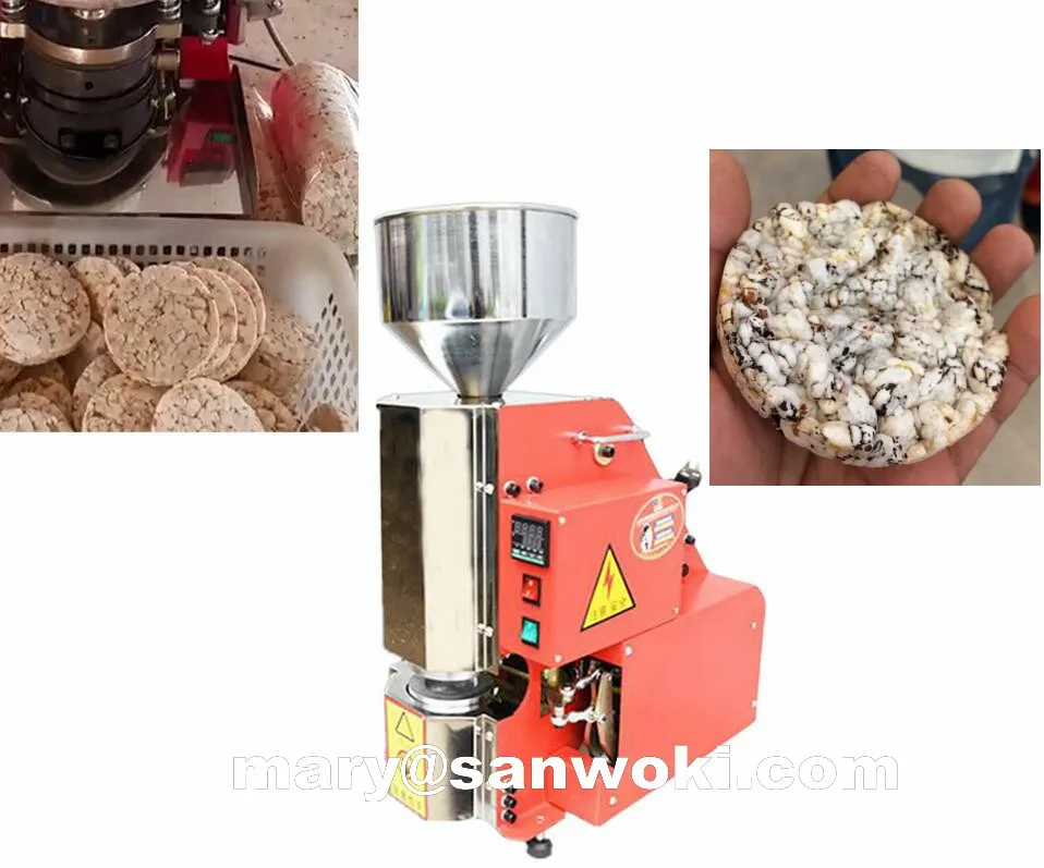 

Thick crispy rice cake making machine Commercial Rice Cake maker Korean pop cake machine popped rice cake machine custom 5-10mm