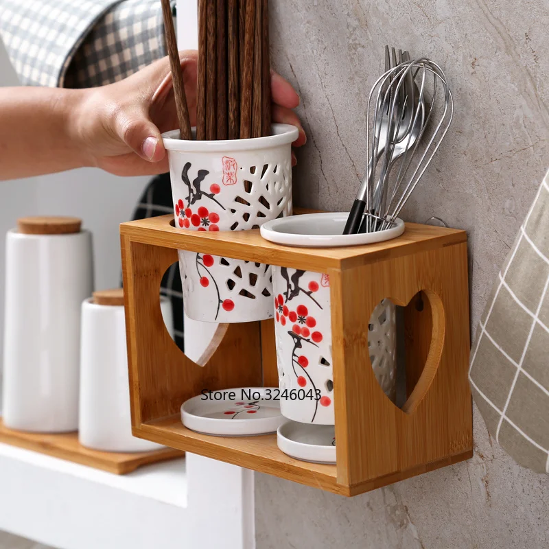 Buy Ceramic chopstick holder Hanging wall hanging