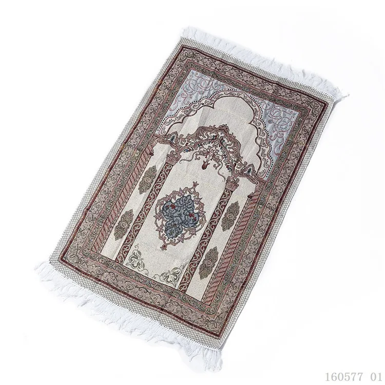 Портативный тонкий исламский молитвенный коврик мусульманский салат мусаллах путешествия молящийся ковер Sajadah исламский молитвенный коврик одеяло с сумкой